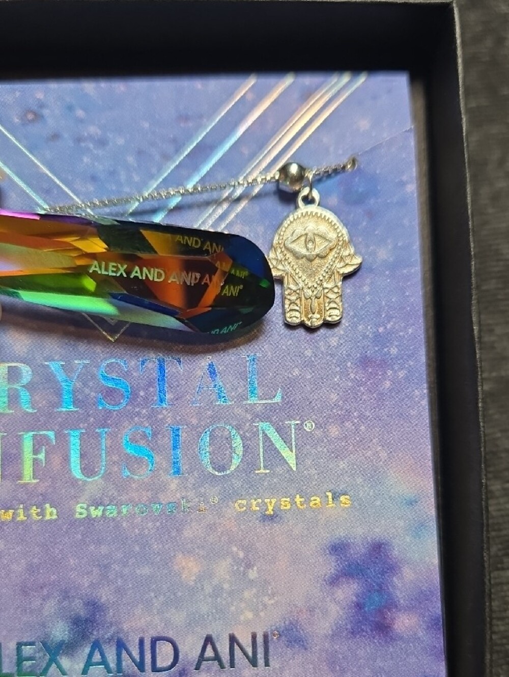 Alex and Ani Crystal Infusion With Swarovski Crystal - Guardian Trio NWT - Picture 4 of 4